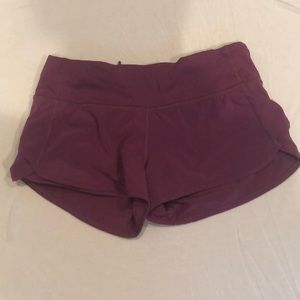 Lululemon speed up short 2.5 inch size 2